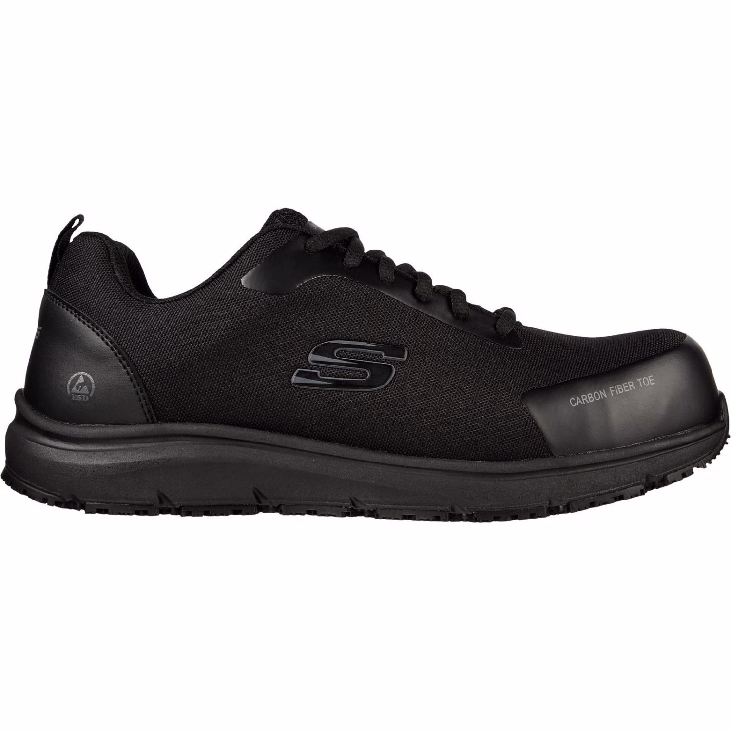 Skechers Ulmus SR Men’s ESD Safety Trainers – Black - Image 4