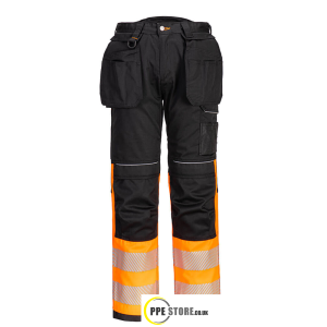 Portwest PW307 PW3 Hi-Vis Class 1 Holster Pocket Trousers - Various Colours