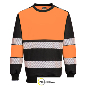 Portwest PW376 PW3 Hi-Vis Class 1 Sweatshirt - Various Colours