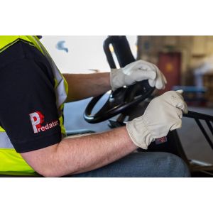Supreme Quality Hide Drivers Glove - Ivory