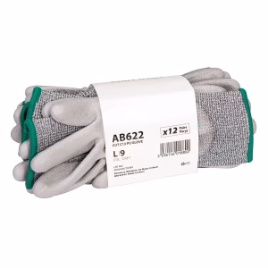 Portwest AB622 - Cut C13 PU Essential Multipack (Pack 12) Grey