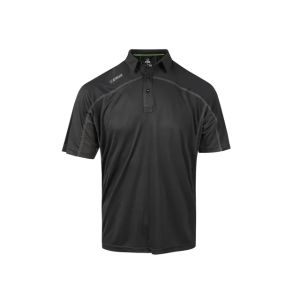Apache Langley Black Performance Polo