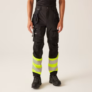Regatta TRJ480 Men's Hi-Vis X-Pro Stretch Holster Trousers - Various Colours