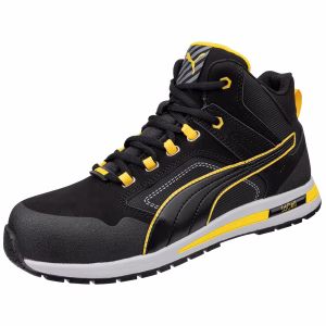 Puma Safety Crosstwist Mid Black Safety Boots SB E PS WPA