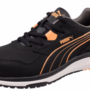 Puma Safety Stepper Low Black/Peach Womens Safety Trainers S3S ESD
