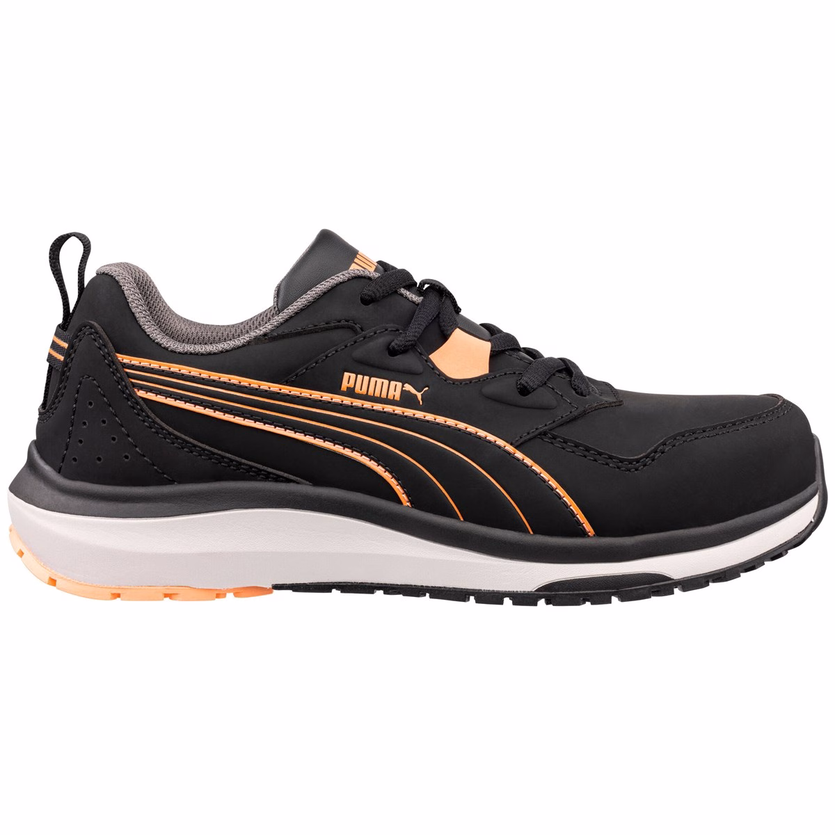 Puma Safety Stepper Low Black/Peach Womens Safety Trainers S3S ESD - Image 2