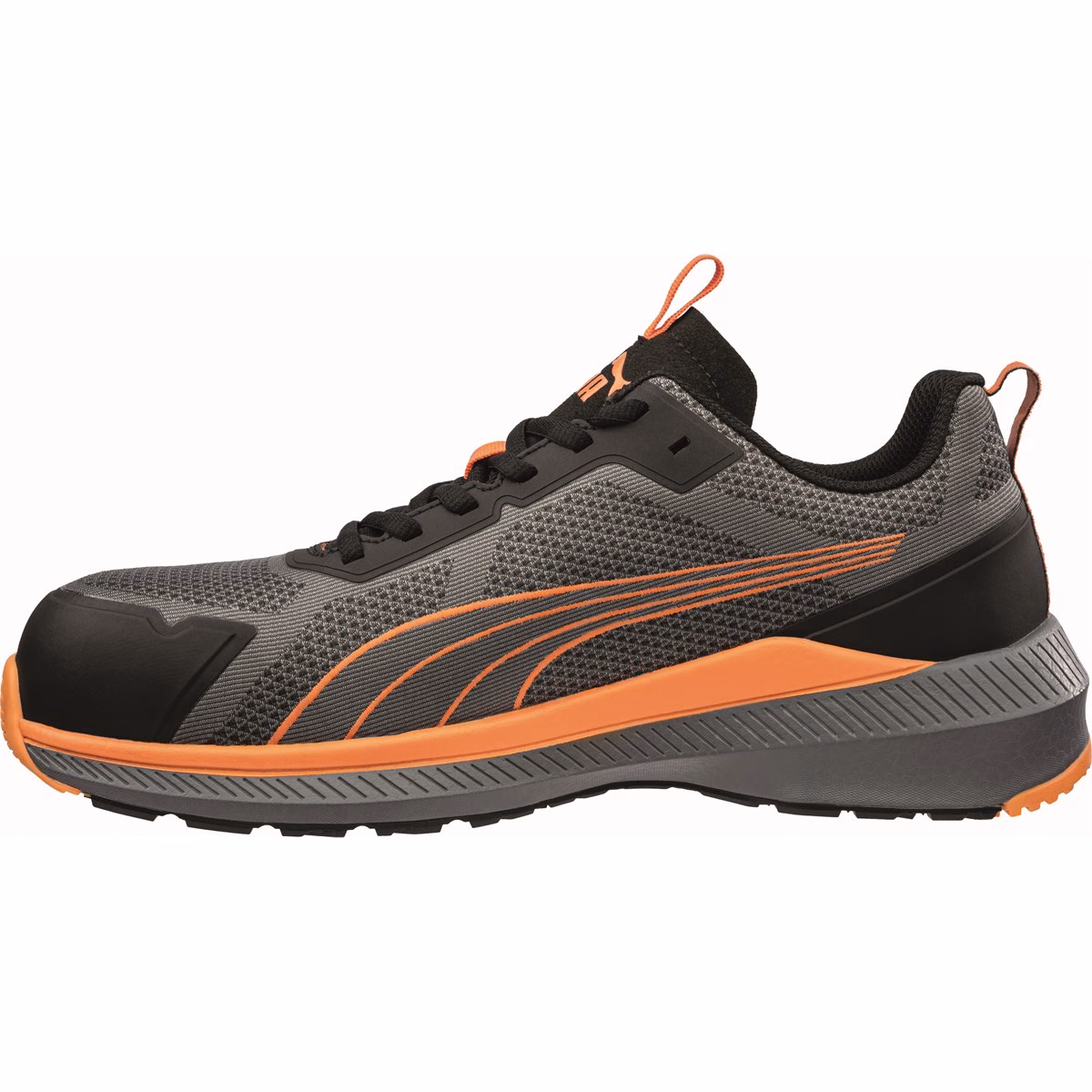 Puma Safety Slide Low Grey/Orange Safety Trainers S1PS ESD - Image 3