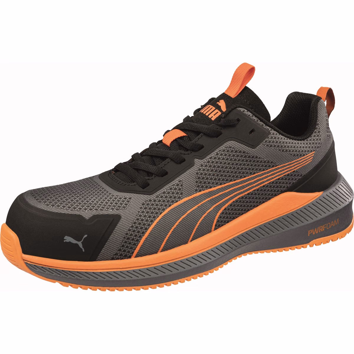 Puma Safety Slide Low Grey/Orange Safety Trainers S1PS ESD