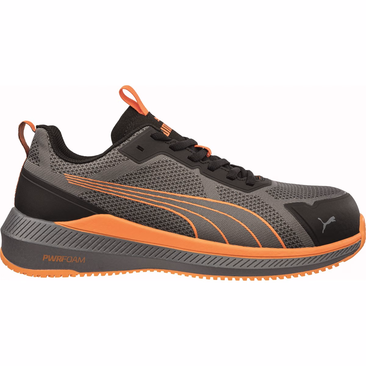 Puma Safety Slide Low Grey/Orange Safety Trainers S1PS ESD - Image 2