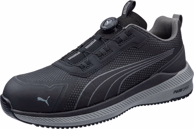 Puma Safety Slide Disc Low Black Safety Trainers S1PS ESD